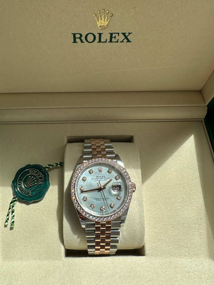 Часы Rolex Datejust 36mm Steel and Everose Gold 126281RBR-0010