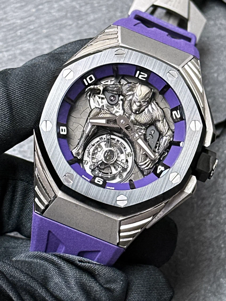 Часы AUDEMARS PIGUET Royal Oak Concept Black Panther Marvel 26620IO.OO.D077CA.01.