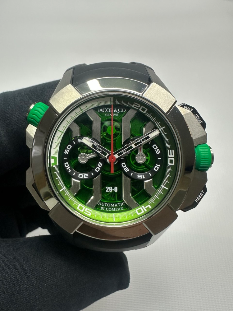 Часы JACOB & Co Epic X Chrono Titanium Skeleton Khabib