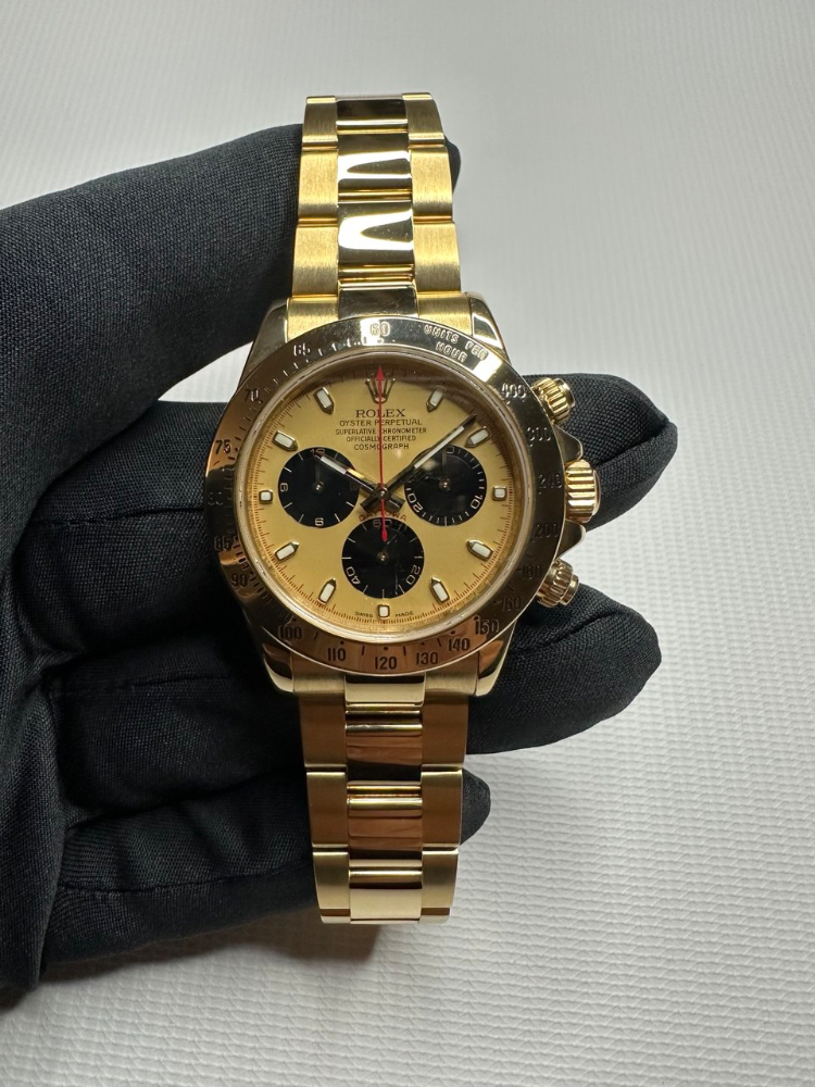Часы Rolex Cosmograph Daytona 40mm Yellow Gold 116528-Gold&Black