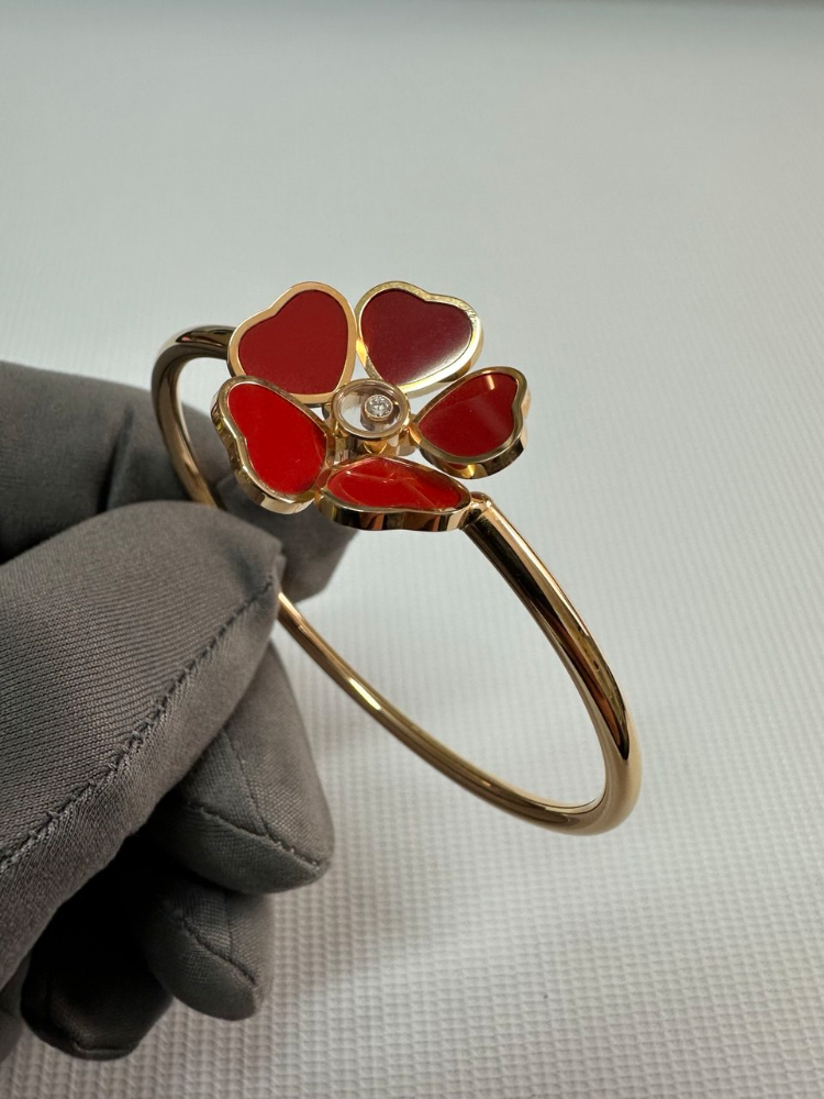 Браслет Chopard Happy Diamonds Happy Hearts Flowers 85A085-5803