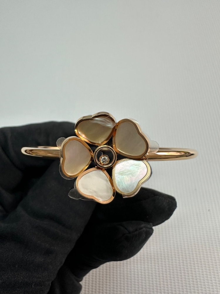 Браслет Chopard Happy Diamonds Happy Hearts Flowers 85A085-5303