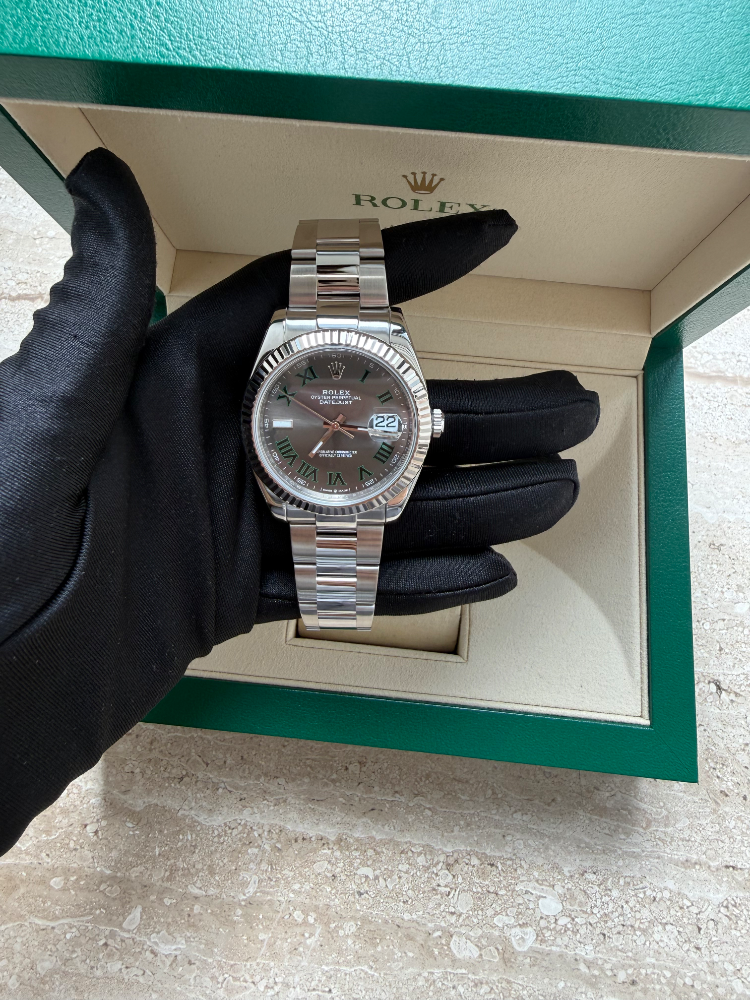 Часы Rolex DATEJUST 41 MM OYSTERSTEEL AND WHITE GOLD 126334