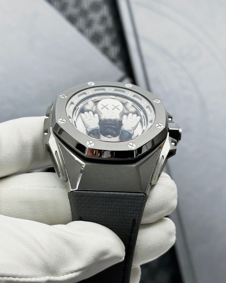 Часы AUDEMARS PIGUET KAWS TOURBILLON COMPANION OPENWORKED DIAL LIMITED EDITION 26656TI.GG.D019VE.01