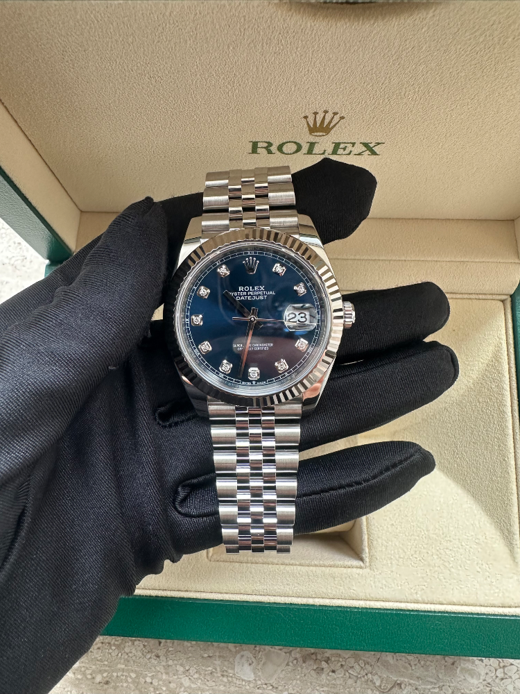 Часы Rolex Datejust 41mm Steel and White Gold 126334-0016