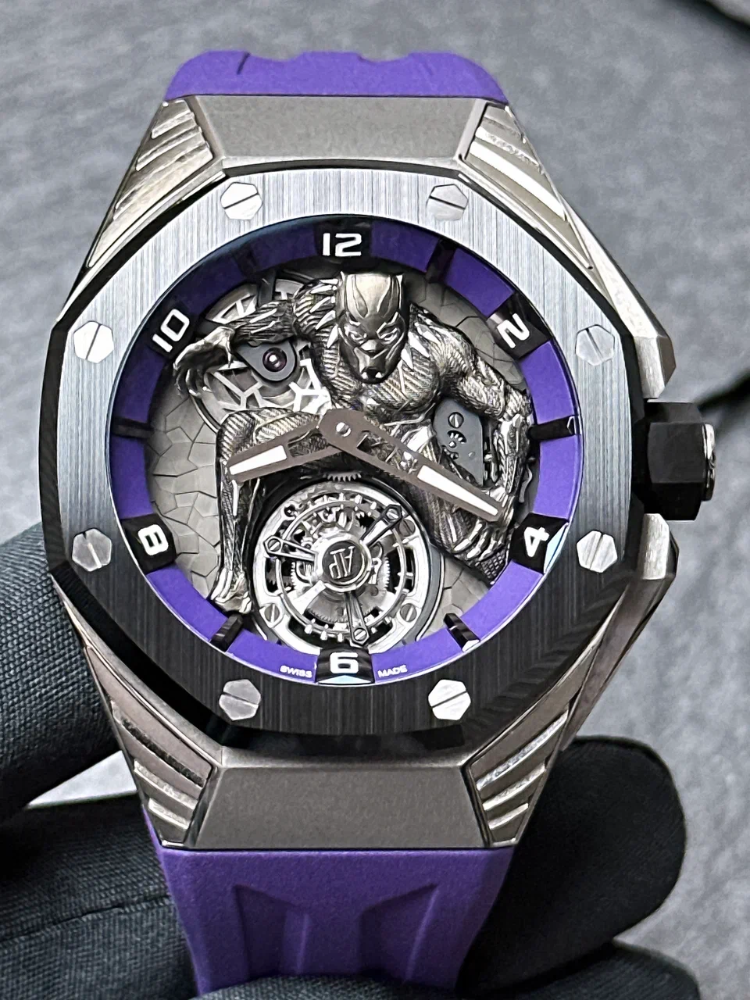 Часы AUDEMARS PIGUET Royal Oak Concept Black Panther Marvel 26620IO.OO.D077CA.01.