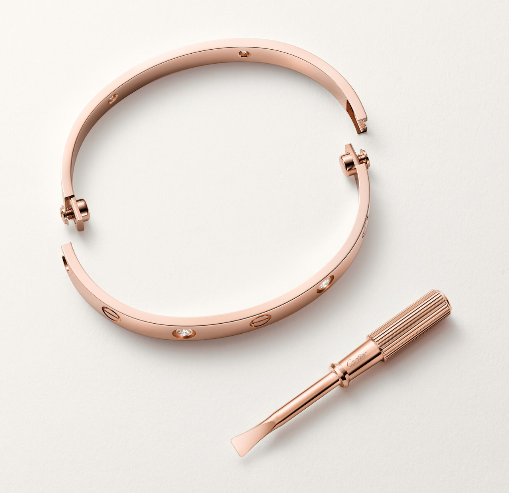 Браслет Cartier LOVE 4 БРИЛЛИАНТА CRB6070019