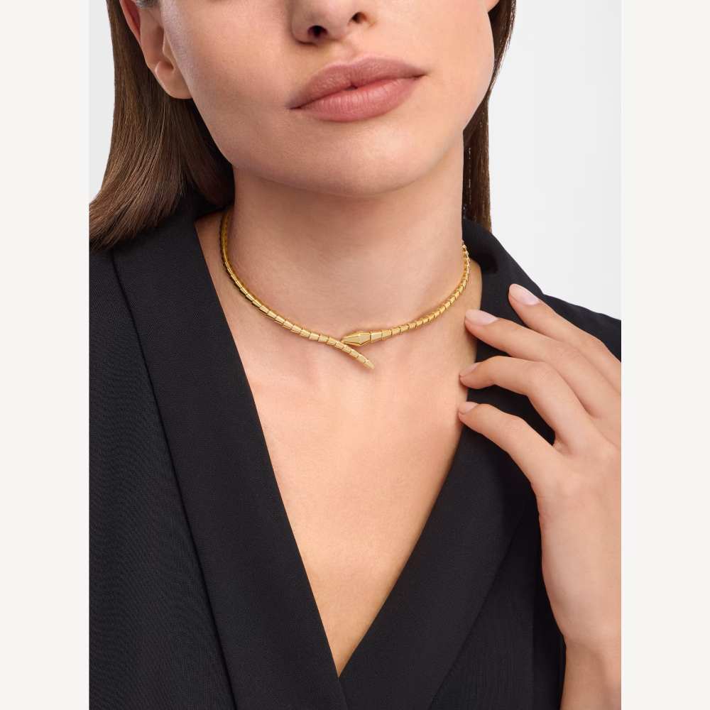 Колье BVLGARI SERPENTI VIPER NECKLACE ( SIZE 36) 361343