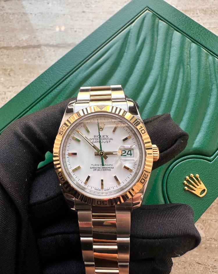 Часы Rolex Datejust Turn-o-graph Green Hand Limited Edition 116263