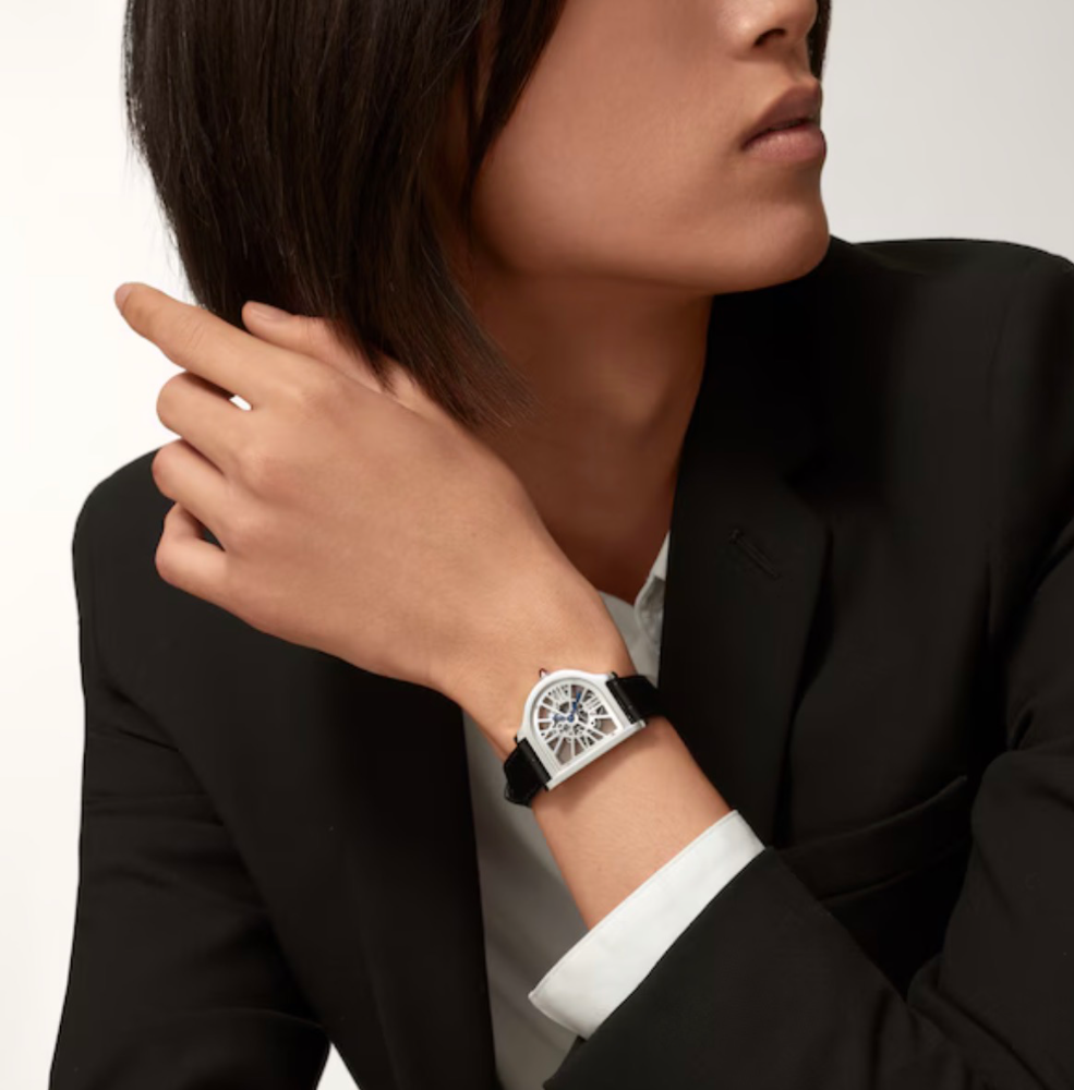 Часы Cartier RELOJ ESQUELETO CLOCHE DE WHCC0003 Limited Edition.