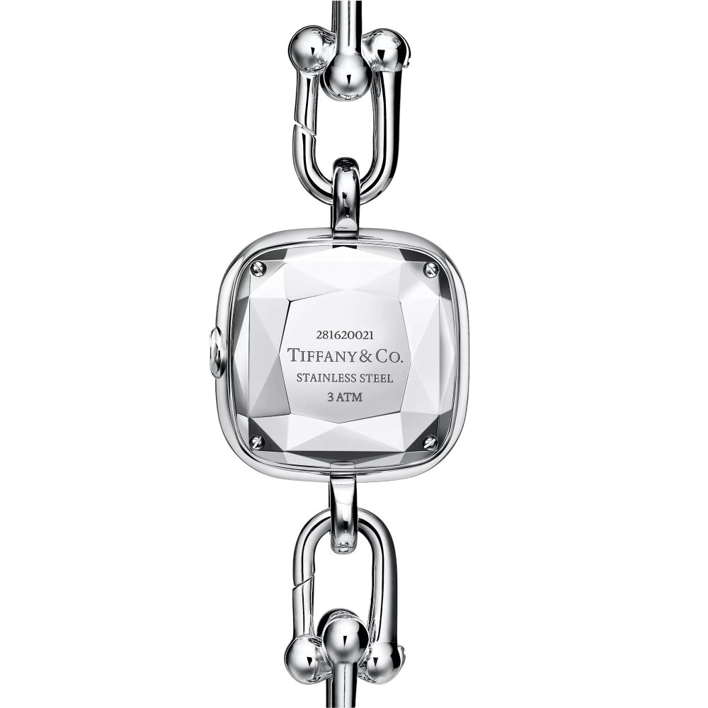 Часы Tiffany&Co Tiffany HardWear Watch in Sterling Silver and Steel with Diamonds