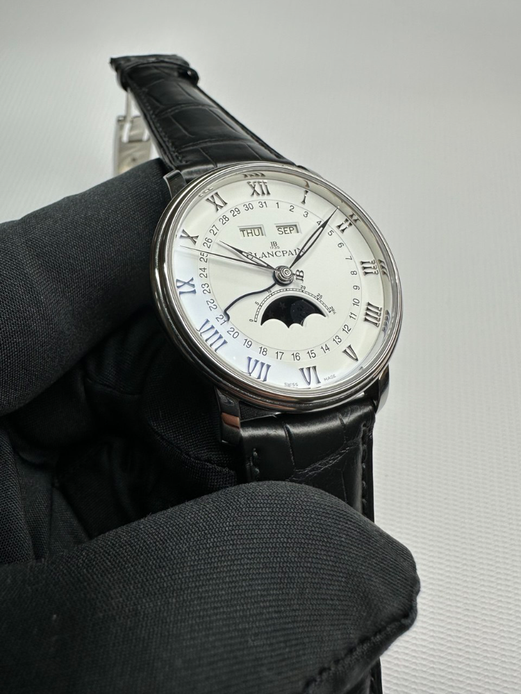 Часы Blancpain Villeret Moon Phase Complete Calendar 40mm 6654-1127-55B
