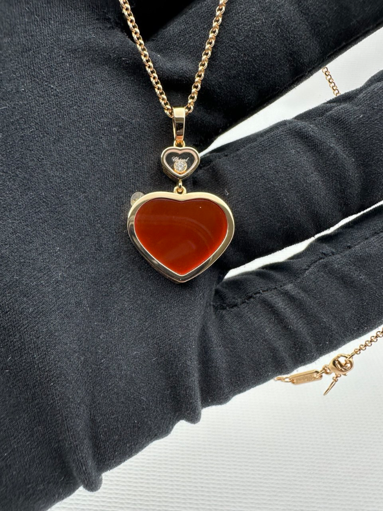 Колье Chopard Happy Diamonds Happy Hearts 797482-5820