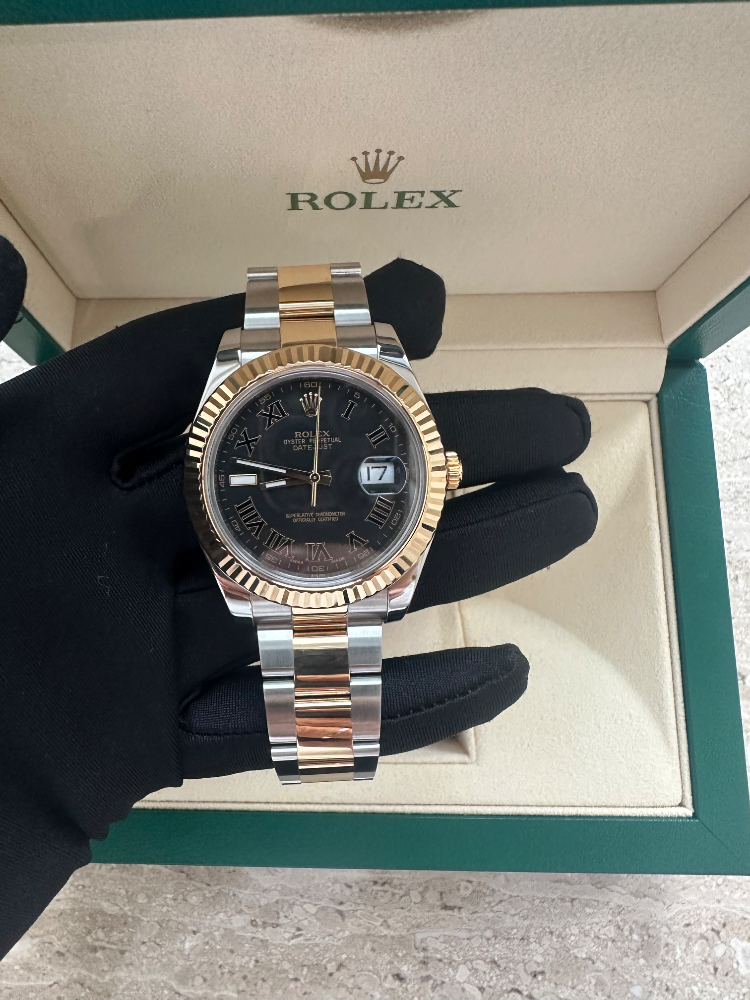 Часы Rolex Datejust II 41mm Steel and Yellow Gold 116333 bkro