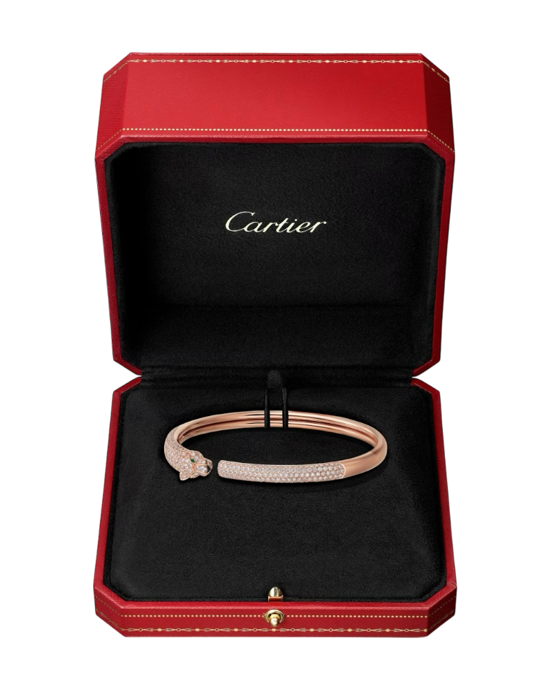 Браслет Cartier PANTHÈRE DE BRACELET SMALL MODEL PAVED N6718217