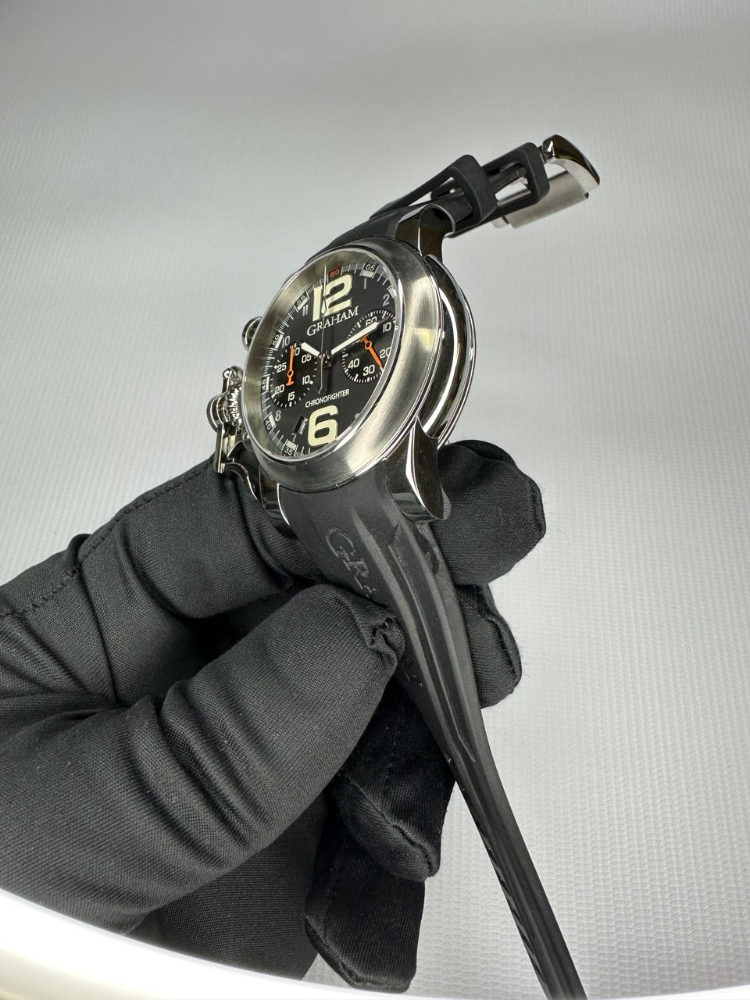 Часы Graham Chronofighter RAC Black Fighter 2CRBS.B02A.L81B