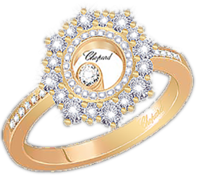 Кольцо Chopard Happy Diamonds 829463-5110