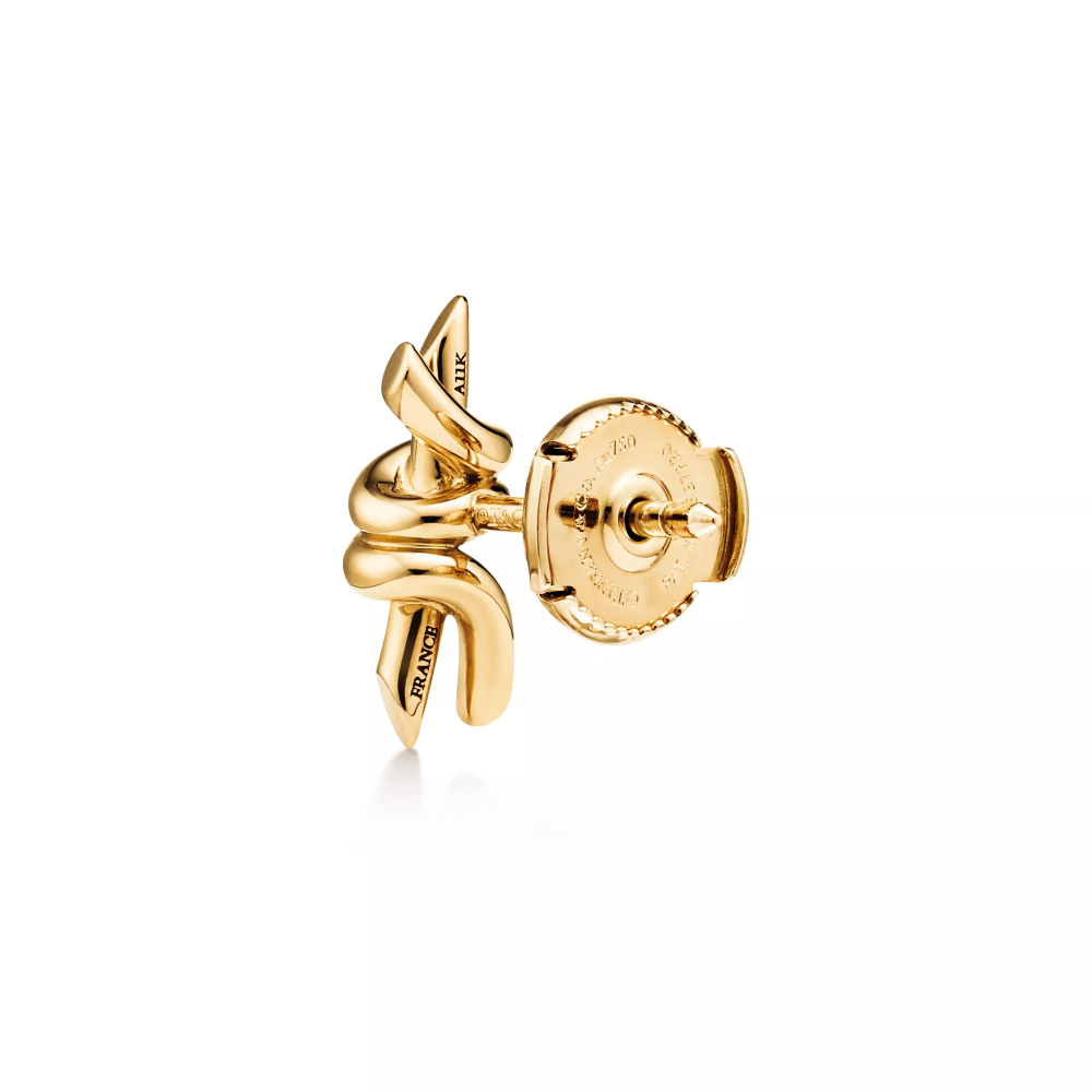 Серьги Tiffany&Co. Tiffany Knot Small Earrings in Yellow Gold