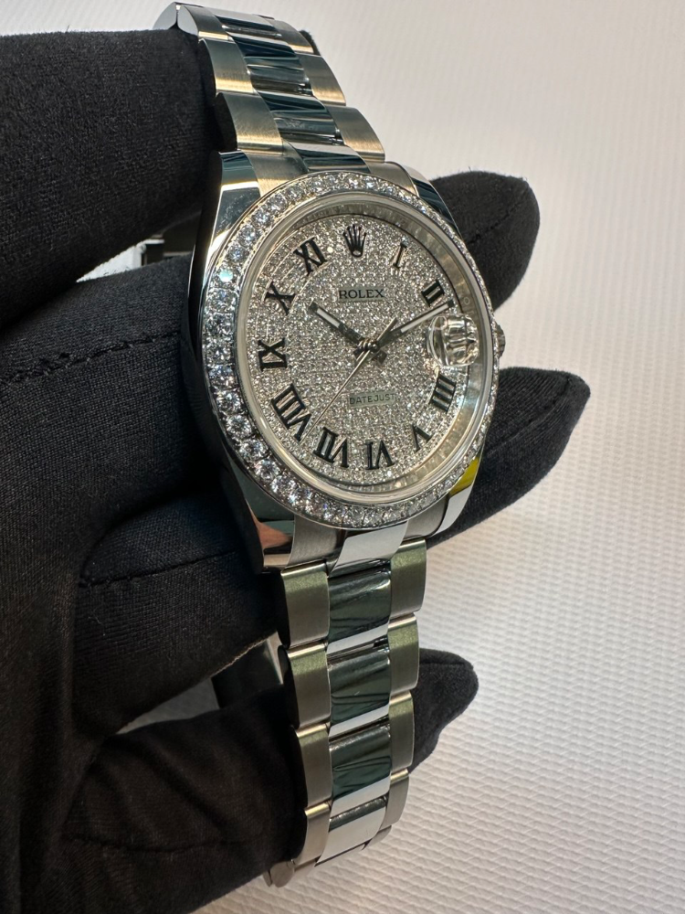Часы Rolex DATEJUST DIAMONDS 41 MM OYSTERSTEEL