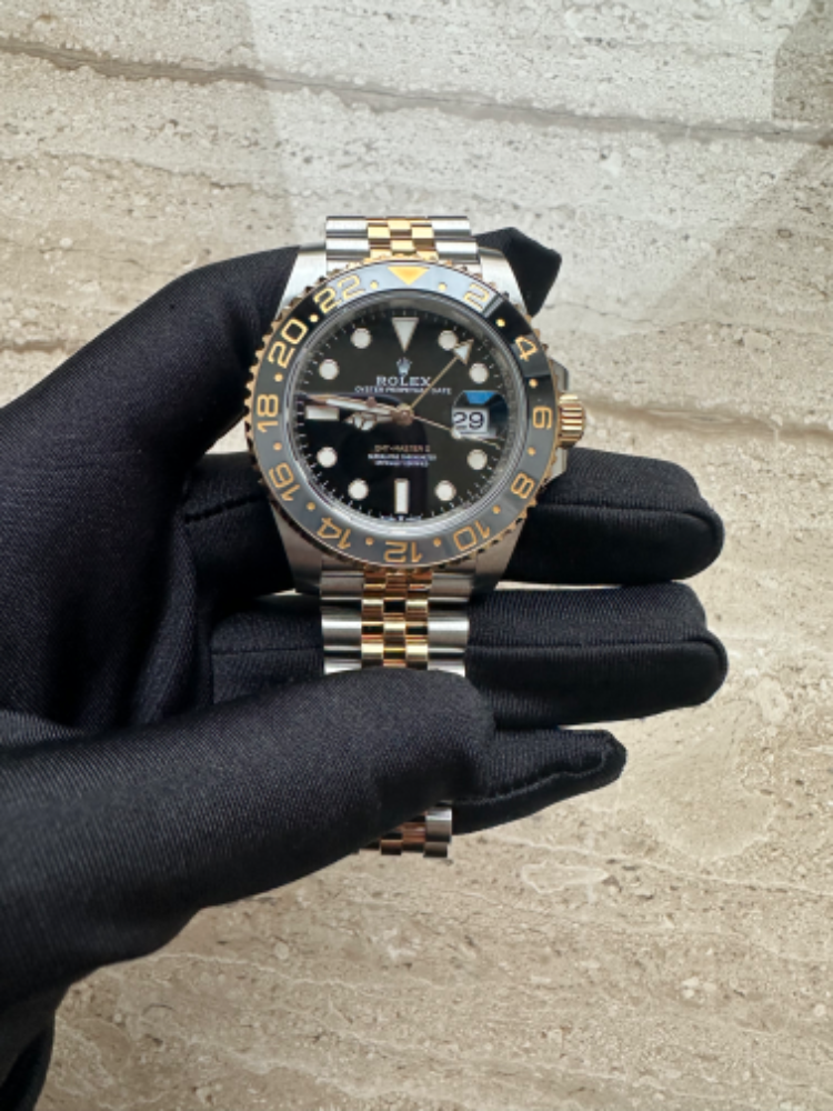 Часы Rolex GMT Master II 40mm Steel and Yellow Gold 126713grnr-0001