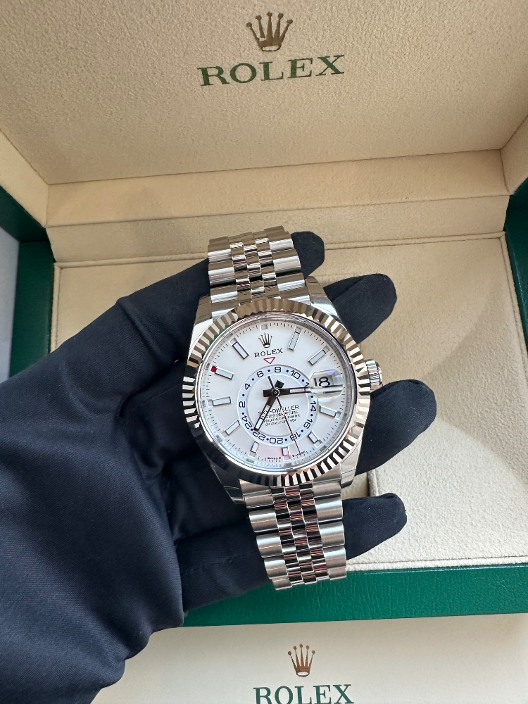 Часы Rolex Sky-Dweller 42mm Steel and White Gold 336934-0004