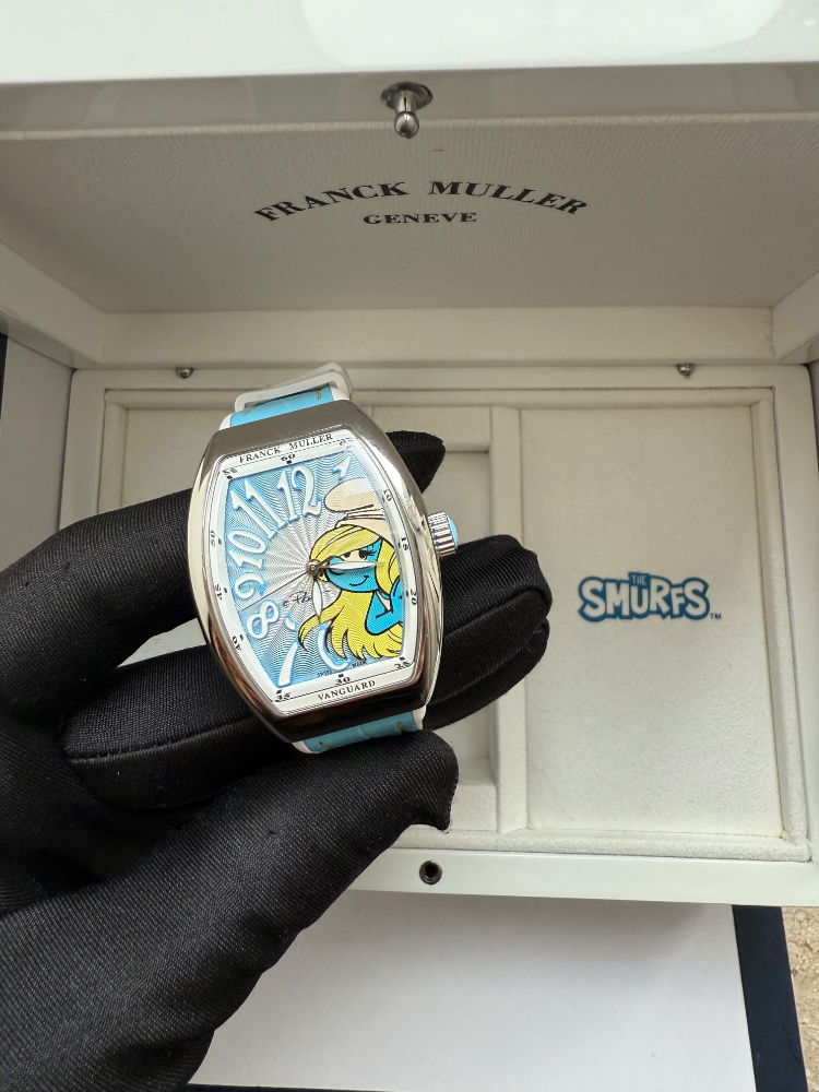 Часы Franck Muller VANGUARD SMURFETTE BLUE V 32 SC AT FO SMURFETTE (BL)