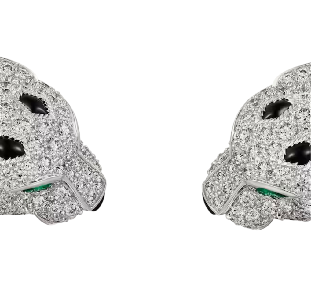 Колье Cartier PANTHÈRE DE TORQUE NECKLACE ARTICULATED PAVED N7424435