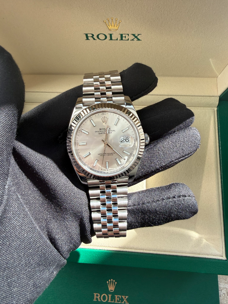 Часы Rolex Datejust 41mm Steel and White Gold 126334-0004