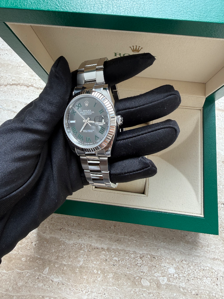 Часы Rolex DATEJUST 41 MM OYSTERSTEEL AND WHITE GOLD 126334