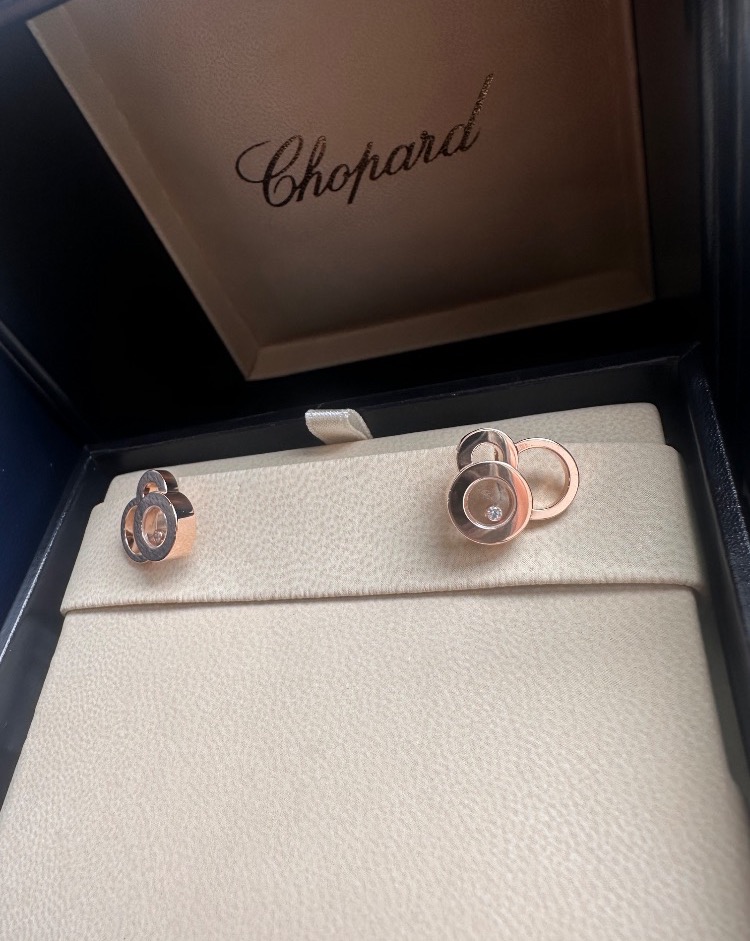 Серьги Chopard HAPPY DIAMOND EARRINGS 836984