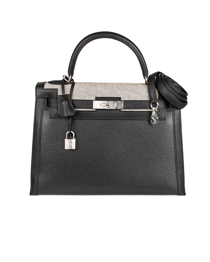 Сумка Hermes Kelly II Sellier 32 cm Veau Epsom комбинированная.