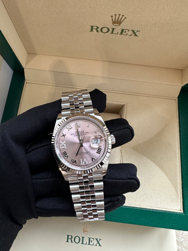 Часы Rolex Datejust 36mm Steel and White Gold 126234-0031