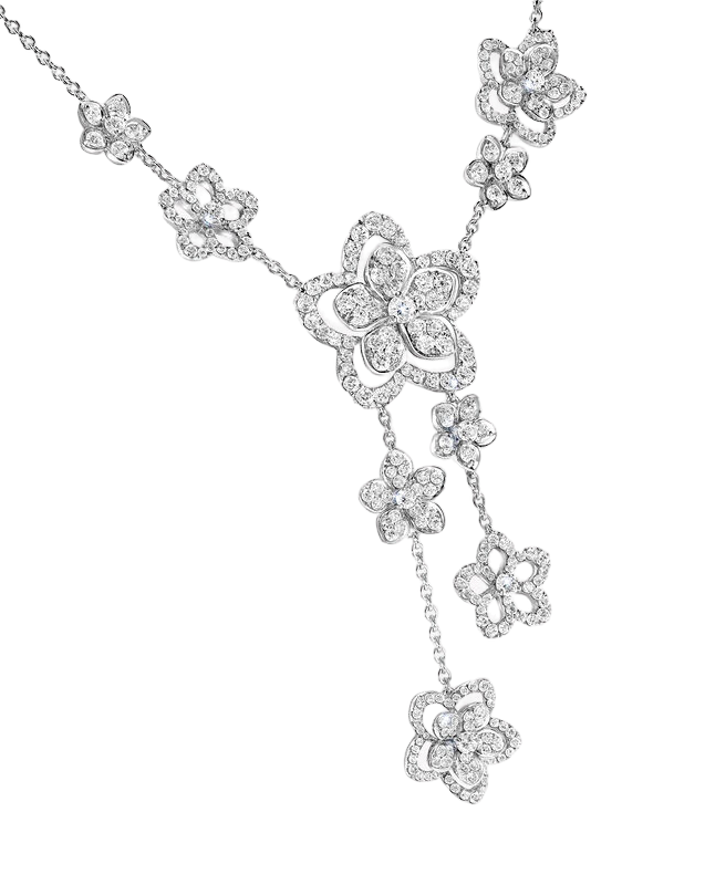 Подвеска Graff Wild Flower Diamond Drop Necklace RGN754.