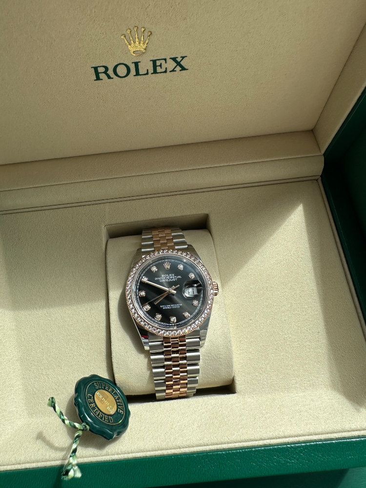Часы Rolex Datejust 36mm Steel and Everose Gold 126281RBR-0007