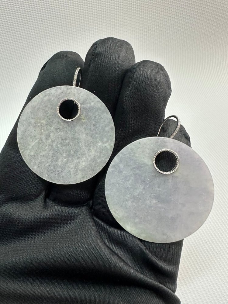 Серьги Chopard нефритовые 837198-1007.