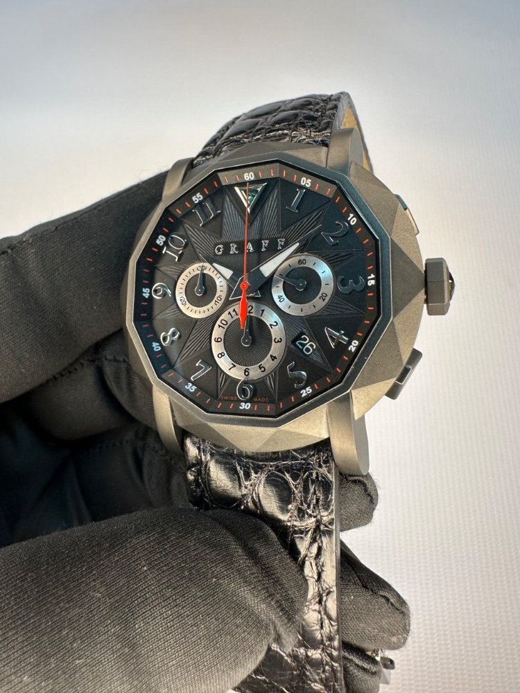 Часы Graff Sport Chrono 45 mm СG45DLСB