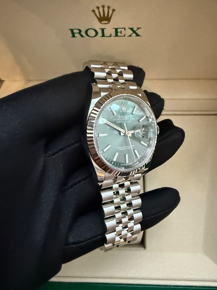 Часы Rolex Datejust 36mm Steel and White Gold 126234-0051