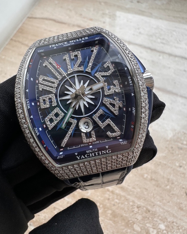 Часы Franck Muller Vanguard Classical Yachting V 45 SC DT YACHTING AC (BL)