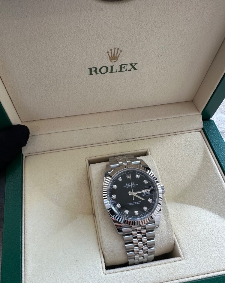 Часы Rolex Datejust 41mm Steel and White Gold 126334-0012