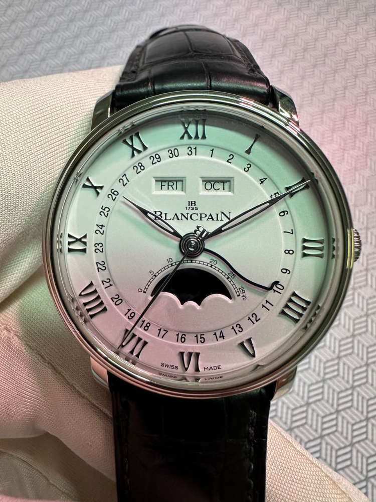 Часы Blancpain Villeret Moon Phase Complete Calendar 40mm 6654-1127-55B