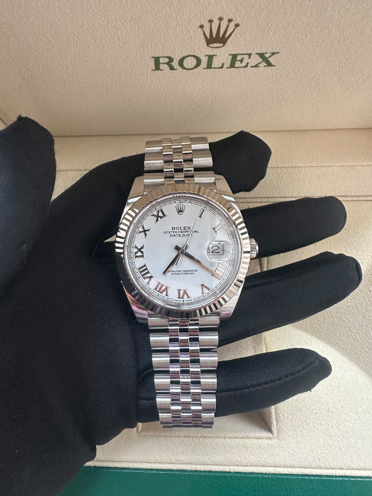 Часы Rolex Datejust 41 mm STEEL AND WHITE GOLD 126334