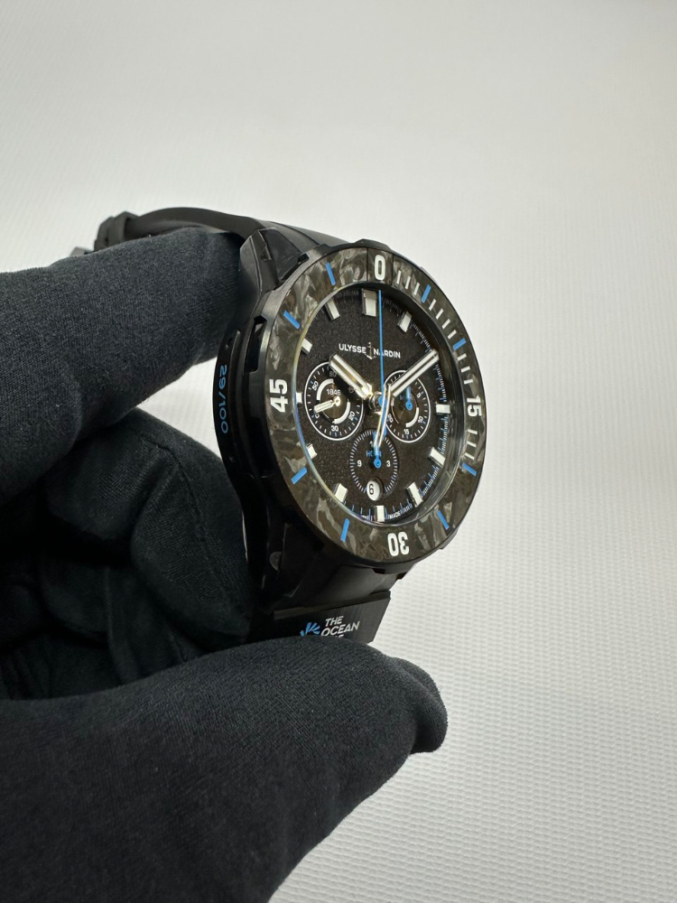 Часы Ulysse Nardin DIVER OCEAN RACE DIVER CHRONOGRAPH 44 мм 1503-170LE-2A-TOR/3A