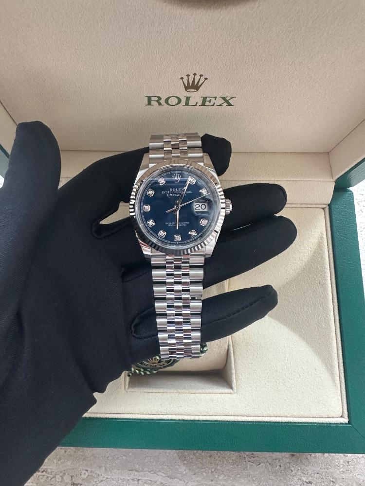Часы Rolex Datejust 36mm Steel and White Gold 126234-0037