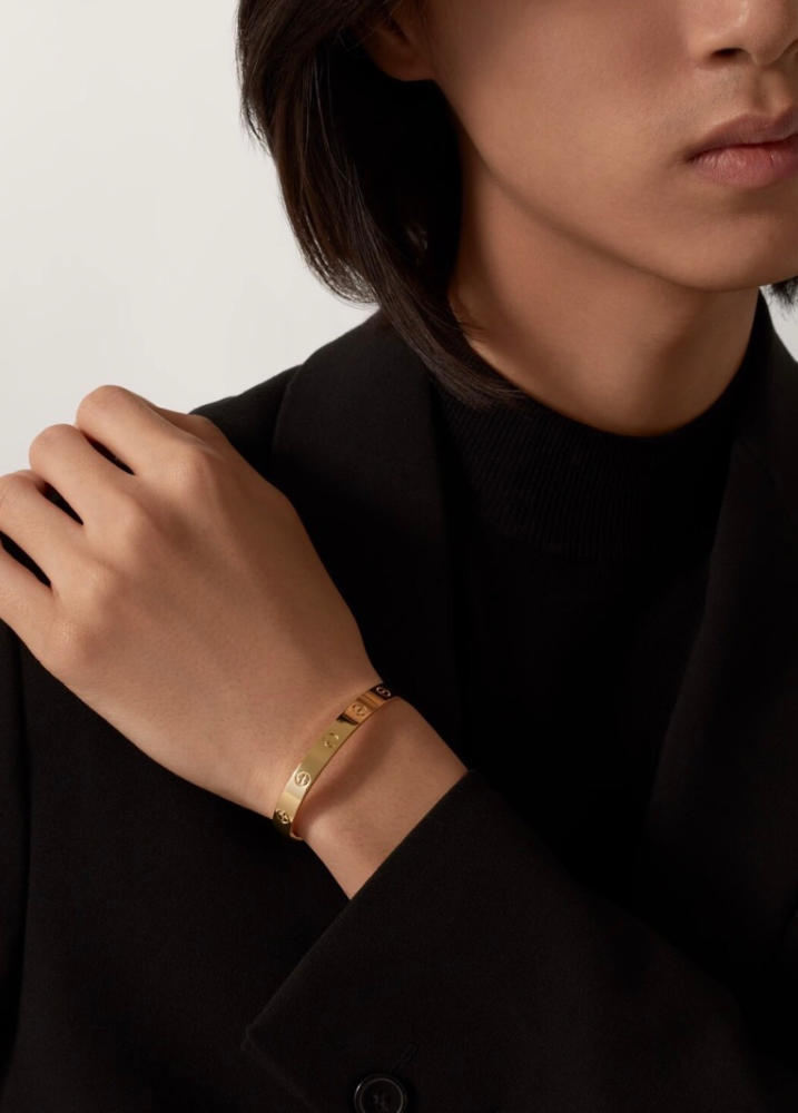 Браслет Cartier Love желтое золото