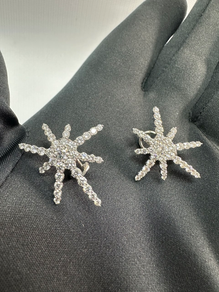 Серьги Chopard White Gold Diamond Earrings 84/6525-1001