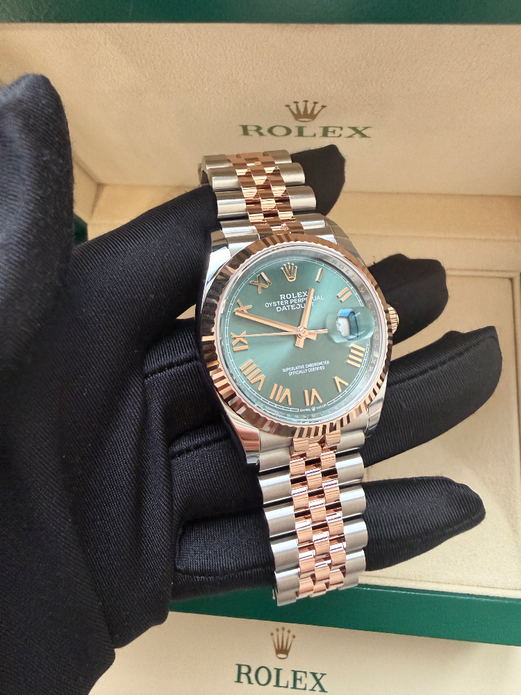 Часы Rolex DATEJUST 36MM STEEL AND EVEROSE GOLD 126231-0051