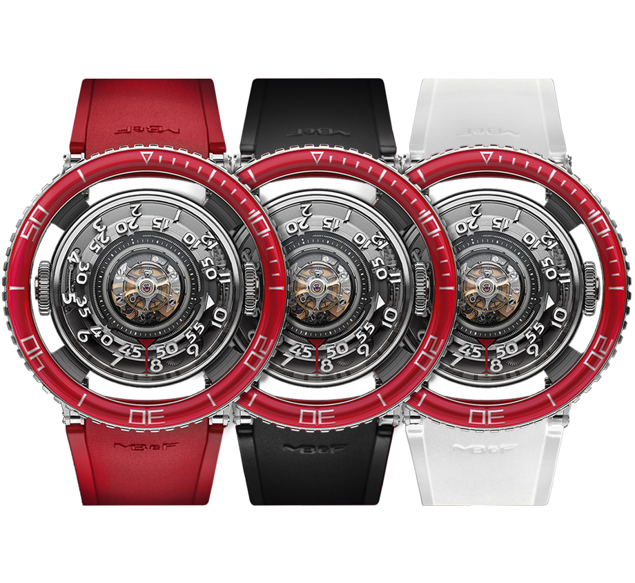 Часы MB&F Horological Machines N°7 Aquapod HM7 Platinum Red