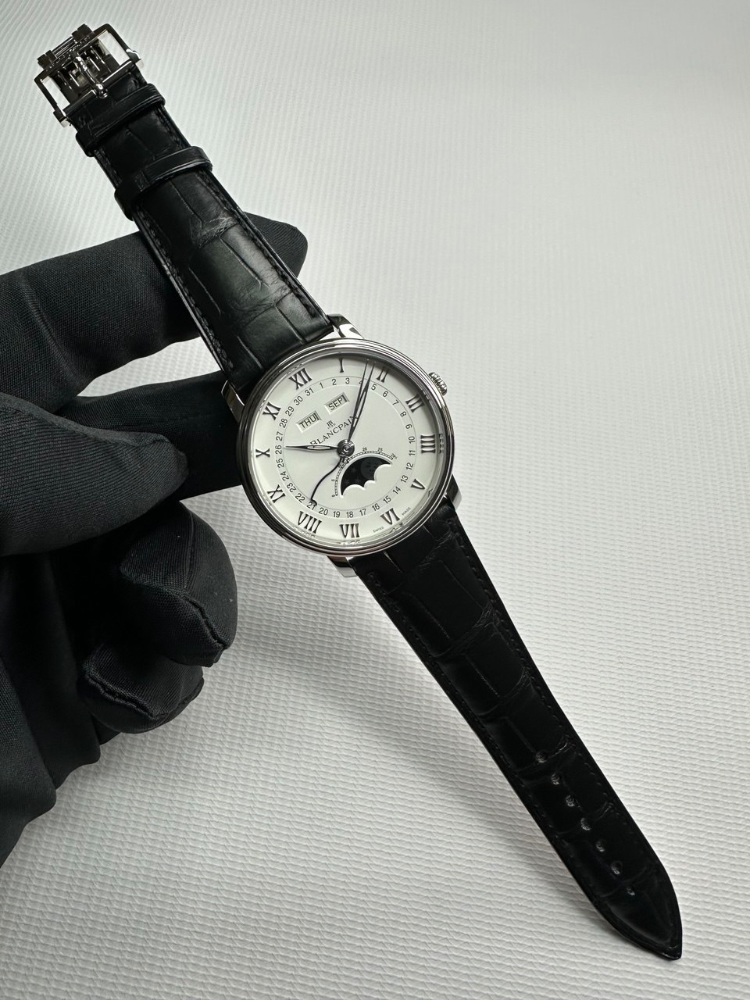 Часы Blancpain Villeret Moon Phase Complete Calendar 40mm 6654-1127-55B