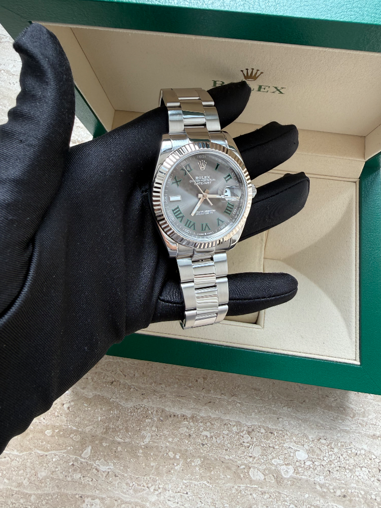 Часы Rolex DATEJUST 41 MM OYSTERSTEEL AND WHITE GOLD 126334
