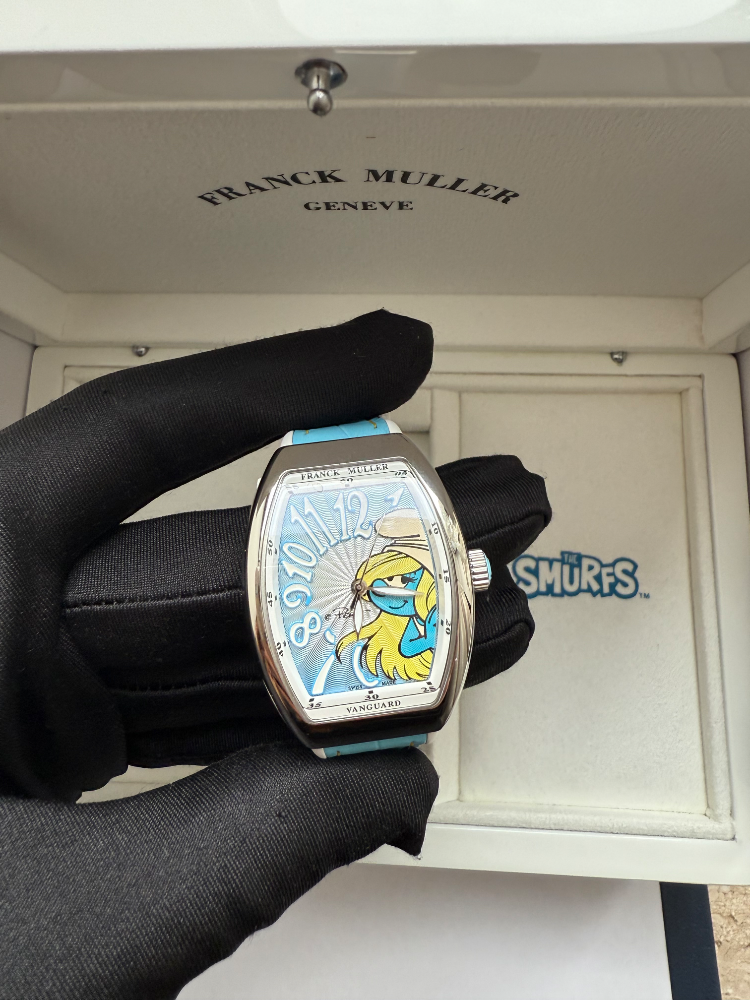 Часы Franck Muller VANGUARD SMURFETTE BLUE V 32 SC AT FO SMURFETTE (BL)